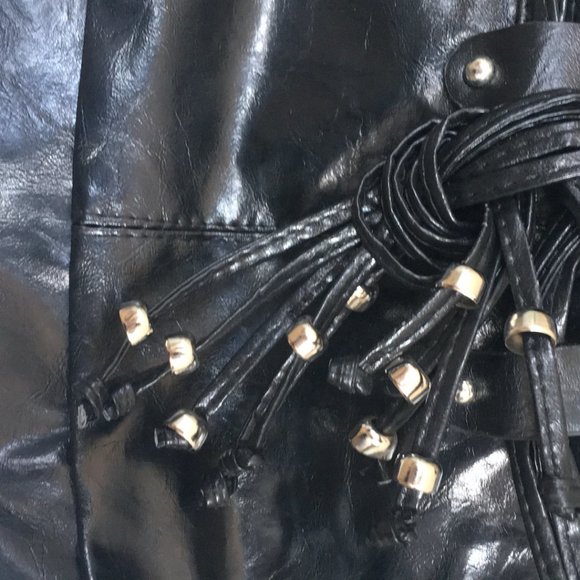 EUC Large Faux Leather Shoulder Bag - Picture 6 of 6